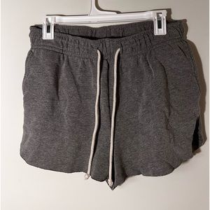 Grey Sweatpants Shorts